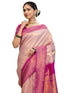 Vasthrlay Special Weaving Unstitched Beige Saree