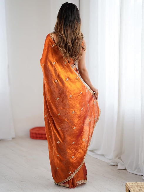 Vasthrlay Shimmer Embroidered Unstitched Kr Ethnic Wear