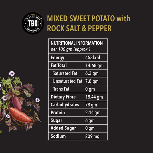 TBH Mixed Sweet Potato With Rock Salt And Pepper