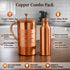 2 Litre Copper Jug & 1 Litre Bottle