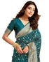Vasthrlay Jacquard Kanjivaram Unstitched Light Green Saree
