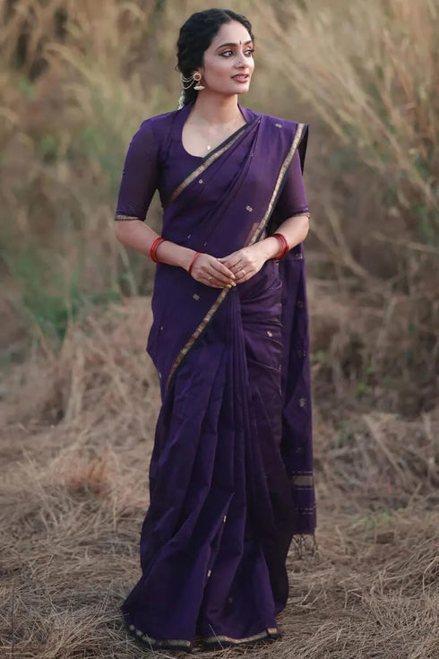 Vasthrlay Banarasi Unstitched Saree