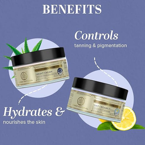 Khadi Natural Herbal Combo Of Day Cream And Night Cream