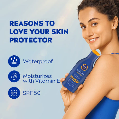 NIVEA SUN Protect and Moisture SPF 50 Advanced Sunscreen