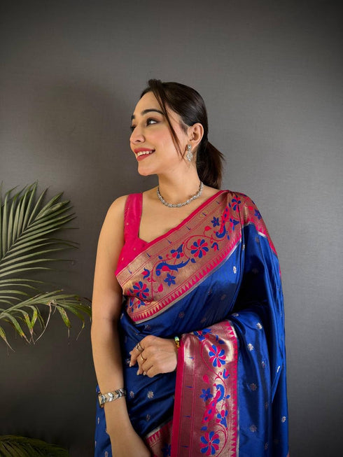Vasthrlay Paithani Kanjivaram Beautiful