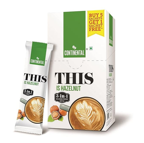Continental THIS Hazelnut 3 in 1 Premix Instant Coffee