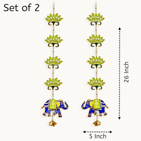 Divyakosh MDF Door Hangings for Home Decoration green