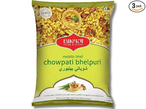 Bikaji Aslee Bikaneri - Chowpati Bhel Namkeen - Vegetarian Indian Snacks 300gm