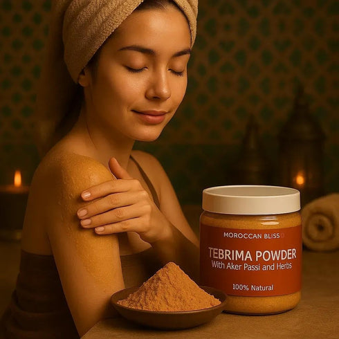 Ms Magic Secret Moroccan Tebrima Body Mask Powder