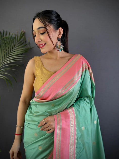 Vasthrlay Kanjivaram Unstitched Blouse Ethnic Wear