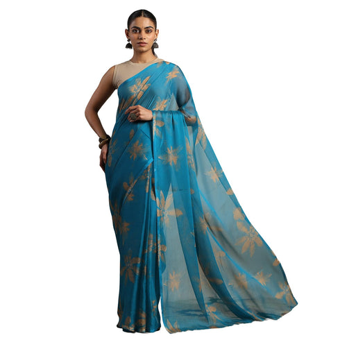Vasthrlay Chiffon Floral Saree