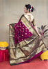 Vasthrlay Kanjivaram Wedding Banarasi Vruksh 50 Saree With Blouse Piece