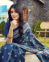 Vasthrlay Womens Printed Unstitched Beige Saree