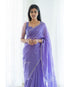 Vasthrlay Chanderi Lovendore Saree Purple