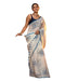 Vasthrlay Detailing Unstitched Blue Free Ethnic Wear