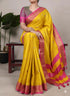 Vasthrlay Traditional Matching Unstitched Orangeblack
