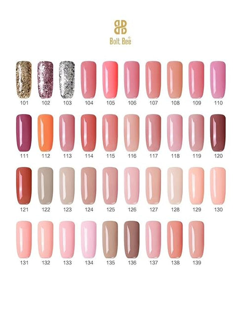 Bolt Bee Gel Nail Polish Kit - Set of 6 Colors
