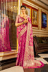 Vasthrlay Women's Organza Designer Unstitched Saree