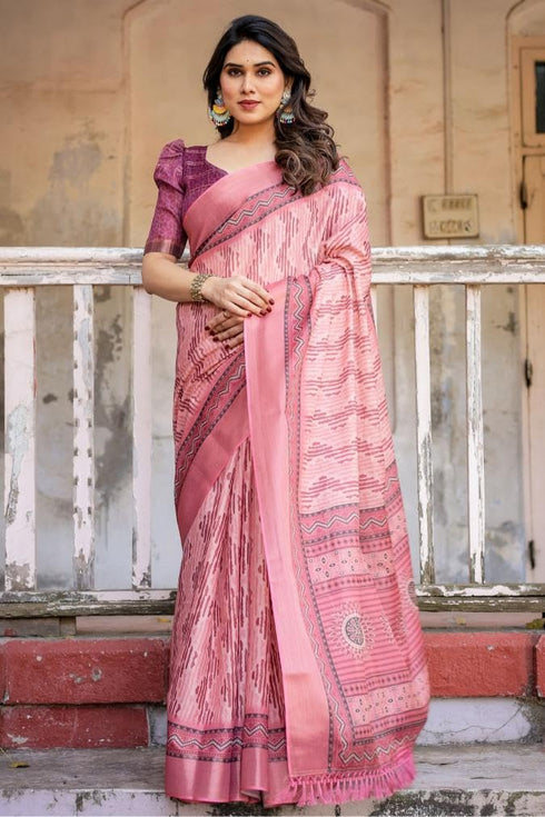 Vasthrlay Cotton Unstitched Blouse Ethnic Wear