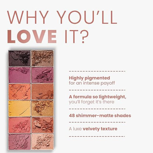 Lakme Absolute Spotlight Eye Shadow Palette Sundowner 12G