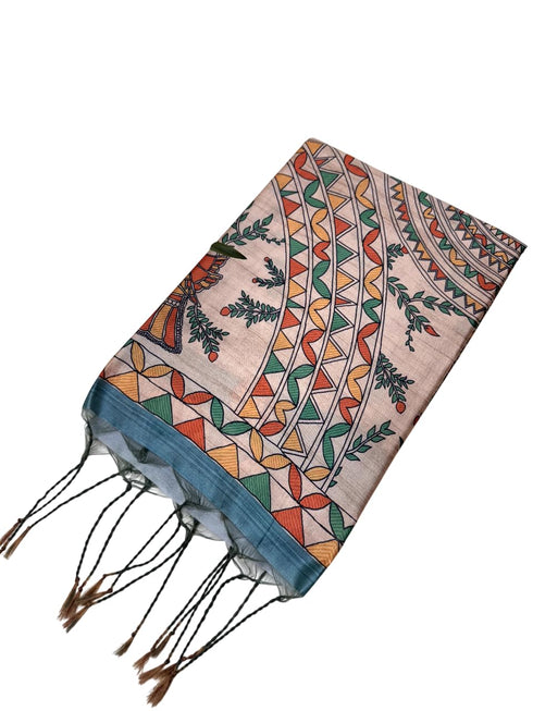 Vasthrlay Kalamkari Beautiful Darkgrey