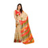 Vasthrlay Cream Unstitched Saree