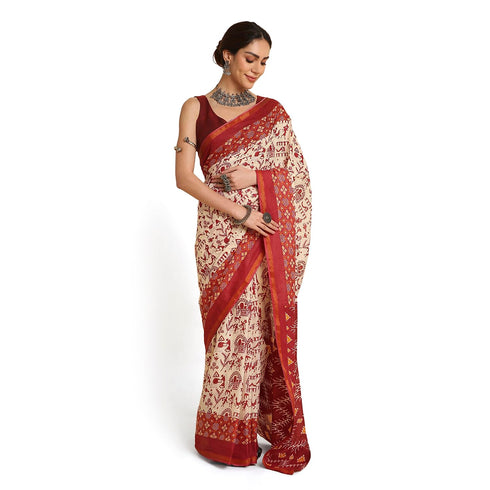 Vasthrlay Lightweight Breathable Traditional Printed Saree
