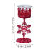 TIED RIBBONS Set of 4 Christmas Candle Holder