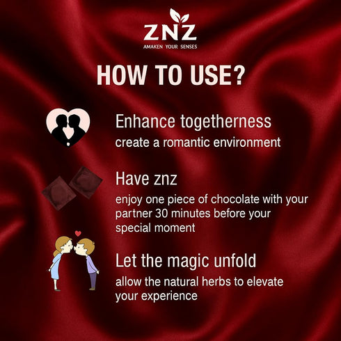 ZNZ Dark Chocolate Tabs for Men