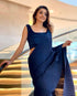 Vasthrlay Crushed Pleated Unstitched Ethnic Wear