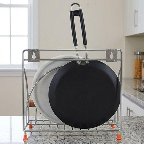 Stainless Steel 4-in-1 Chakla Belan Tawa Chimta Stand