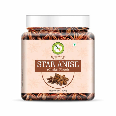 NatureVit Star Anise Chakri Phool | Aromatic Spice Imported from Vietnam