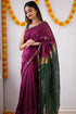 Vasthrlay Banarasi Printed Unstitched Saree