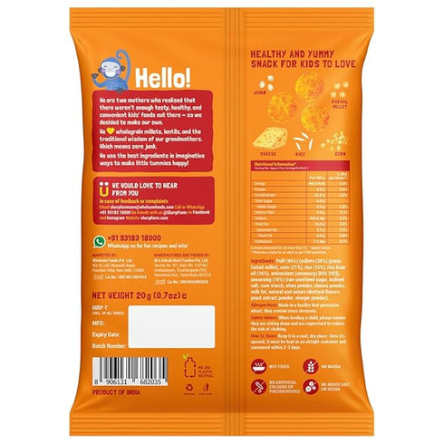 Slurrp Farm Mighty Jowar Puffs