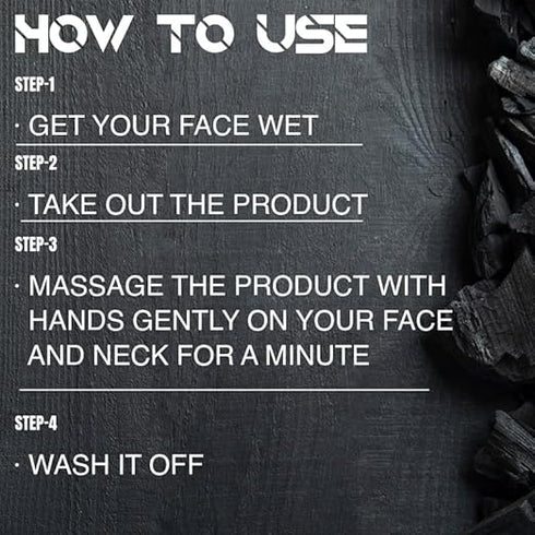 Riffway Charcoal Tube Face Wash