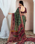 Vasthrlay Chiffon Bandhani Unstitched Yellow Saree
