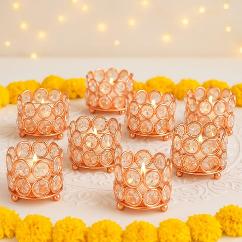 Crystal Tealight Candle Holder