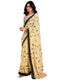 Vasthrlay Womens Printed Unstitched White Saree