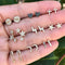 Pairs Boho Crystal Earring Set Cute Hoop Stud
