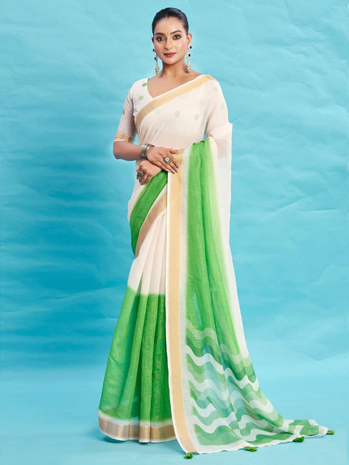 Vasthrlay Printed Unstitched Blouse Ethnic Wear