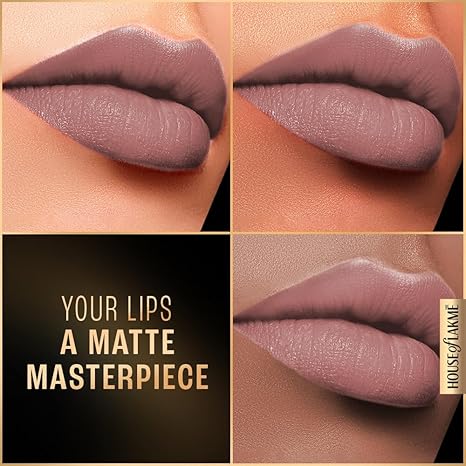 Lakme Forever Matte Liquid Lip Colour Nude Hue 6ml