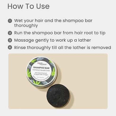 Earth Rhythm Hemp & Charcoal Shampoo Bar