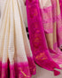 Vasthrlay Kanjivaram Saree Blouse Off White