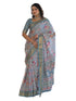 Vasthrlay Printed Weaving Off White Off White Saree