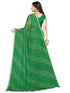 Vasthrlay Bandhani Printed Chiffon Red Saree