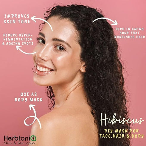 HerbtoniQ Face and Hair Pack Powders Mulethi