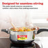 Prestige 5 Litre Stainless Steel Deluxe Alpha Svachh Outer Lid Deep Pressure Pan Cooker