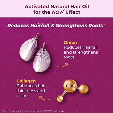 WOW Skin Science Onion & Collagen Anti-Hairfall Hair Oil