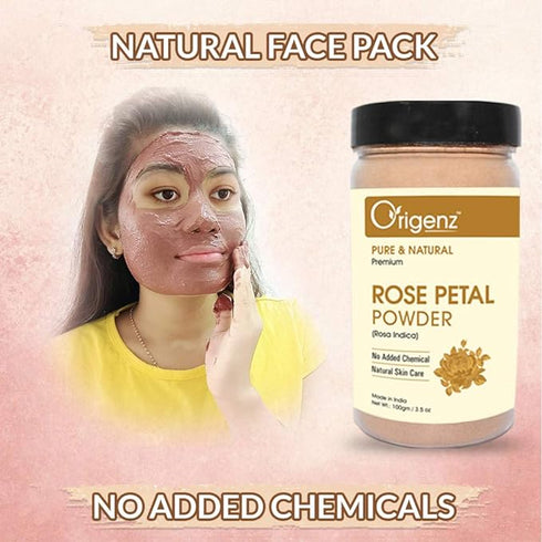 Origenz Pure & Natural Rose Petals Powder