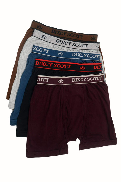 Dixcy Scott Men's Cotton Trunk (Pack Of 5) (193138_Multicolor_L)